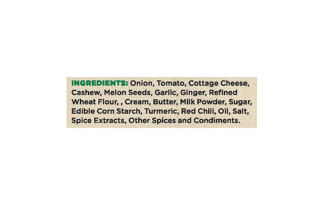 Eat Easy Paneer Butter Masala    Box  75 grams